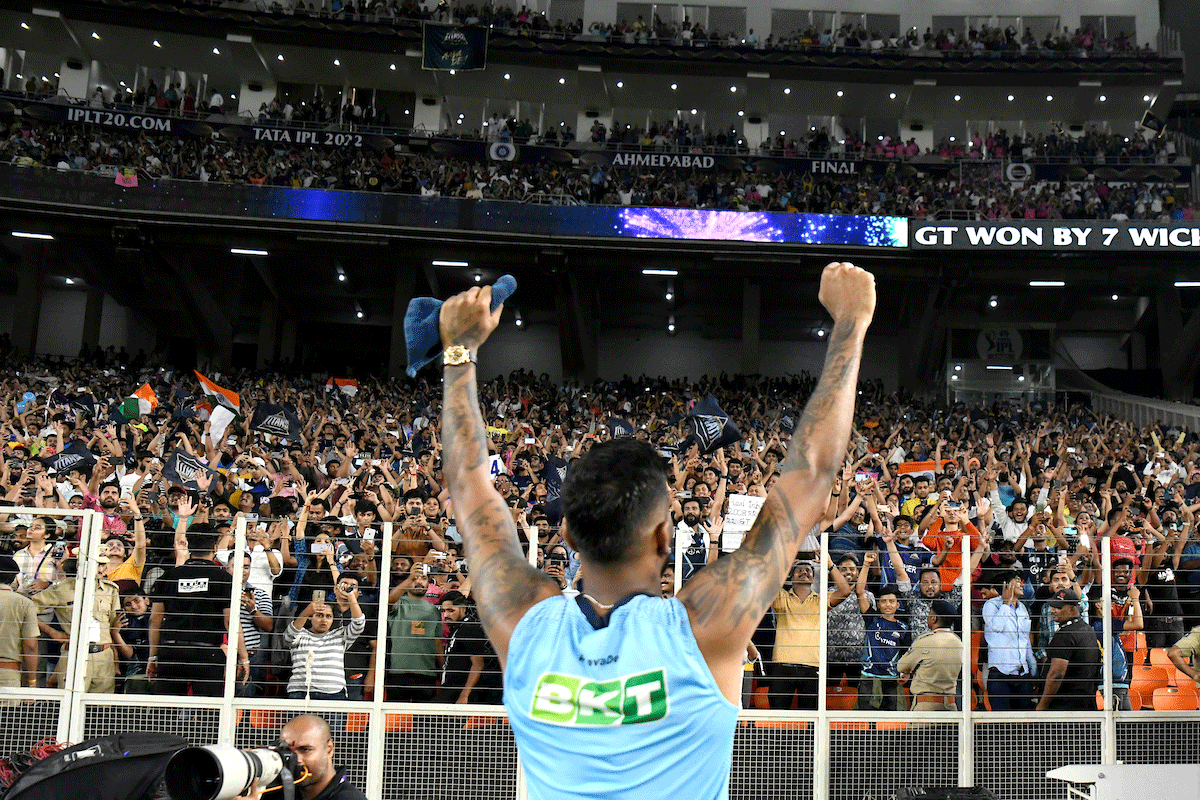 Gujarat Titans IPL Victory Celebrations in Pictures