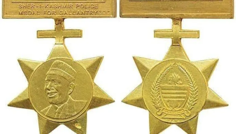 sher-i-kashmir gallantry medal
