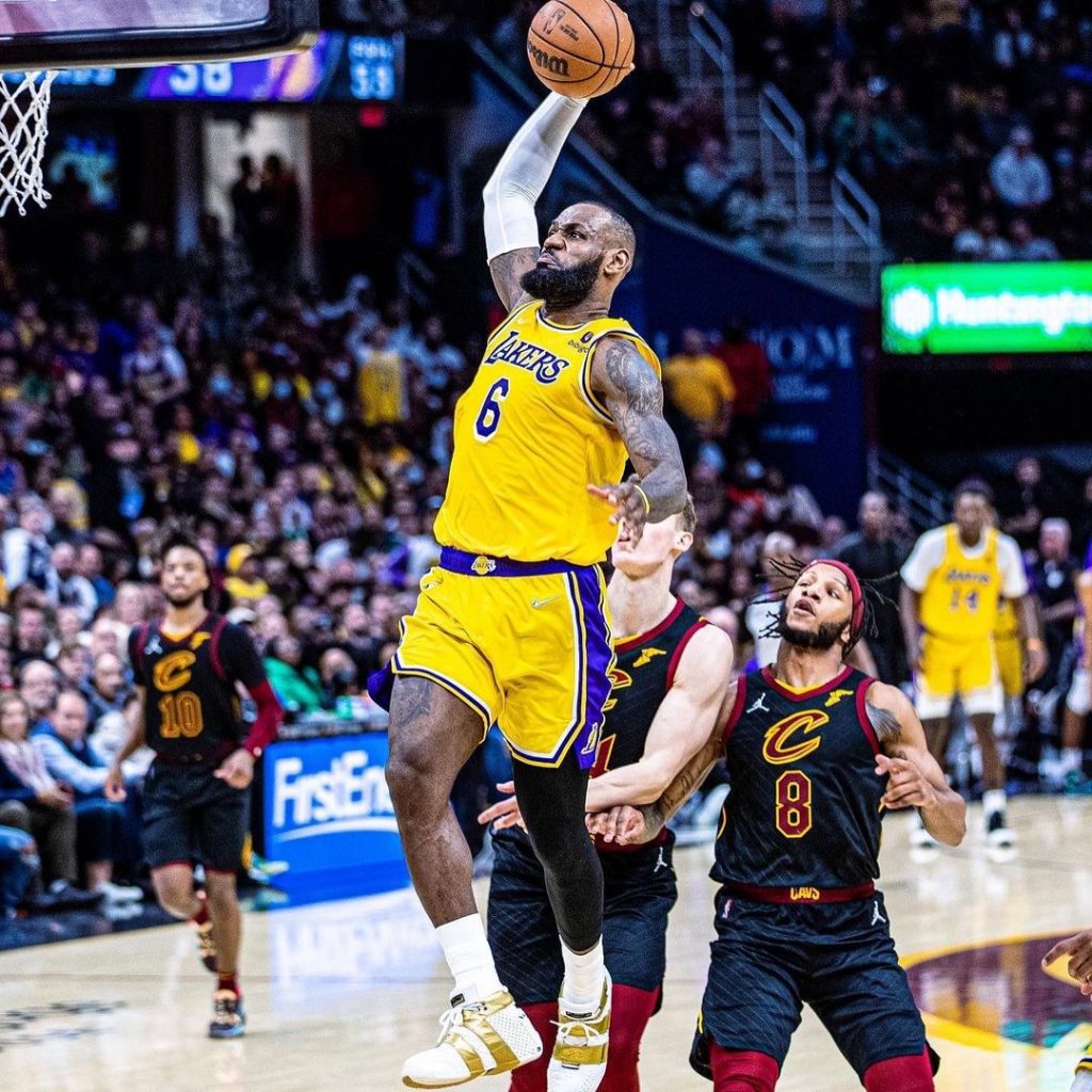 lebron james playing