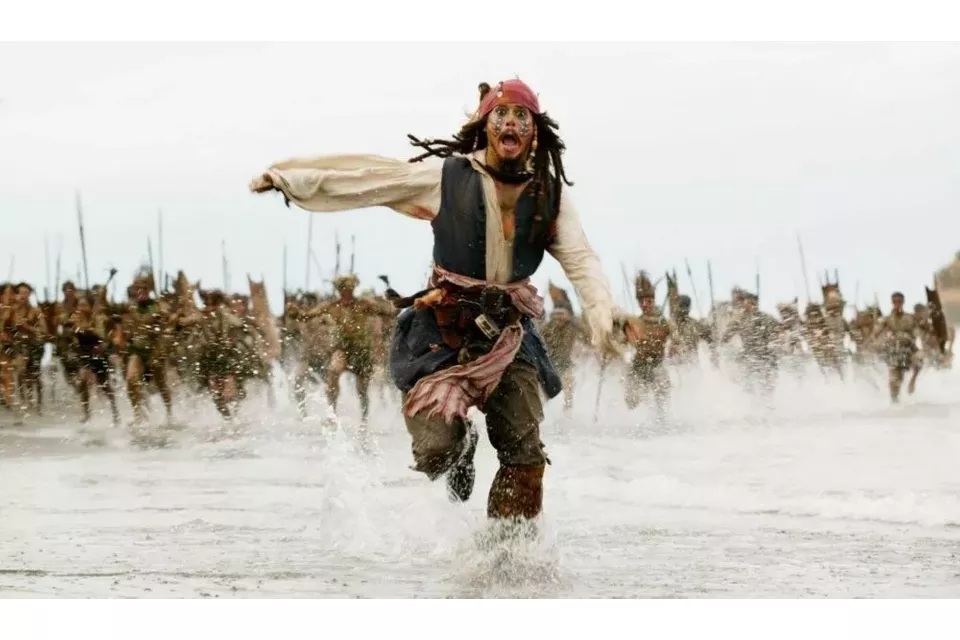 johnny depp as jack sparrow