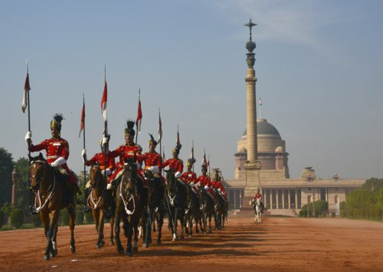 rashtrapati bhavan change of guard