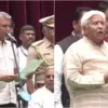 Patil and Byregowda take the ministerial oath in Karnataka