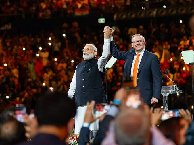 PM Modi with PM Albanese in Australia