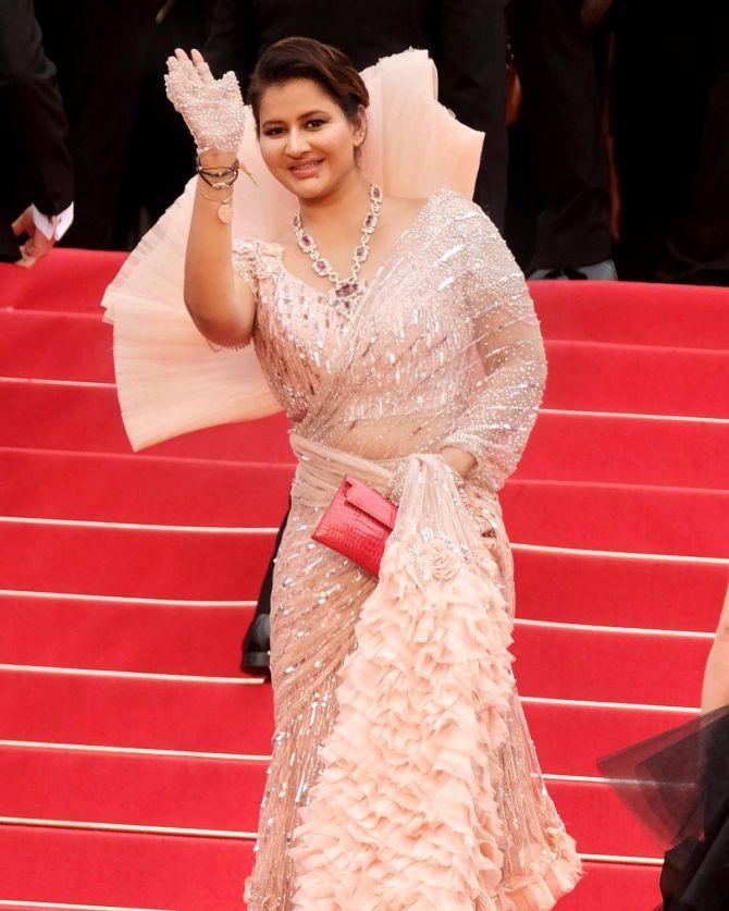 Sudha Reddy Cannes 2023 red carpet