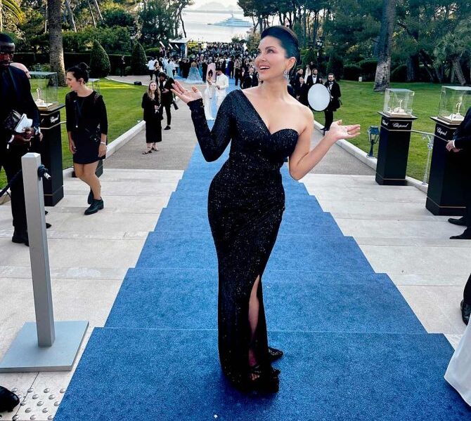 Sunny Leone continues her spell in Cannes 2023 (Pics)