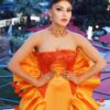 Urvashi Rautela donned an orange floral gown in Cannes 2023 (Pics)
