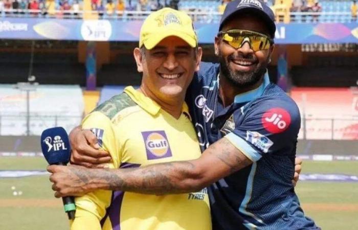 dhoni csk pandya gt IPL