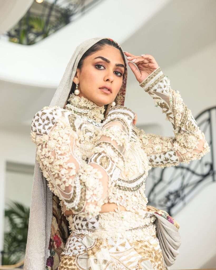 mrunal thakur indian dress looks cannes 2023