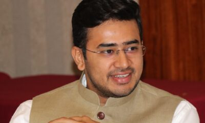 Tejasvi Surya and Siddaramaiah vote in Karnataka’s election