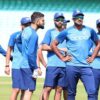 virat kohli trains with team india