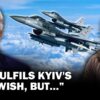 Biden approves Ukraine’s request for F-16 Fighter (Video)