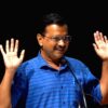 Chants of “Modi, Modi” cut off Kejriwal’s remarks