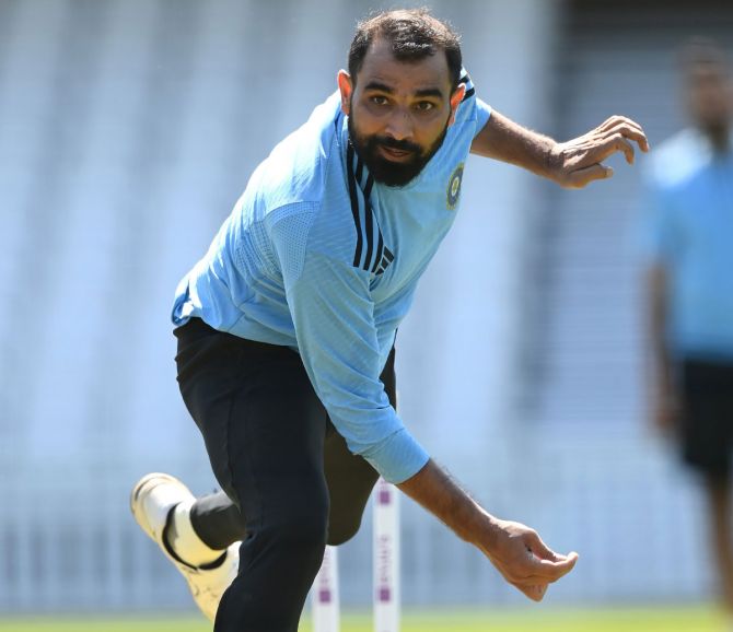 Mohammed Shami preparing for WTC Final