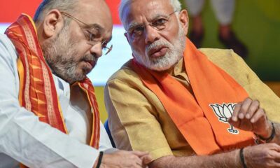 Narendra Modi with Amit Shah