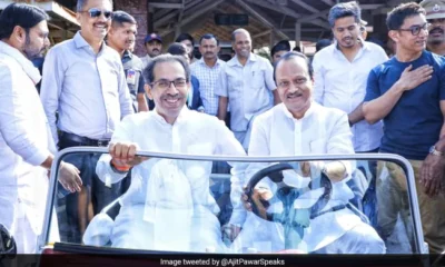 A day after NDA and INDIA meetings, Uddhav meets Ajit Pawar