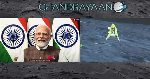 PM Modi congratulates Team ISRO on Moon Landing