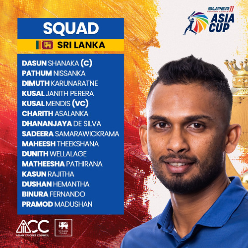 Sri Lanka Asia Cup Playing XI