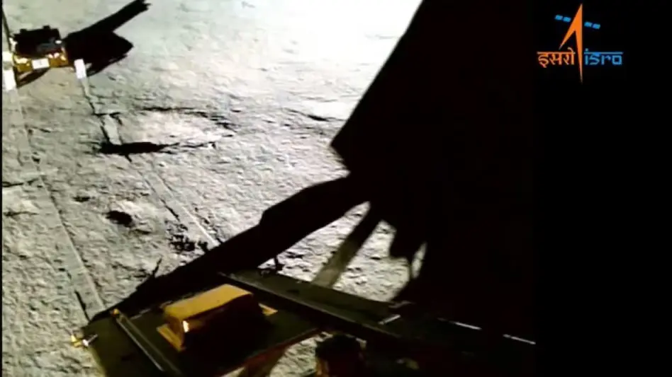 Pragyan extends across the Moon’s surface by 8 metres