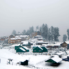 snowfall in Kashmir