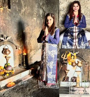 Sneha Wagh shares images of her visit to Mumbai's Mandapeshwar Caves