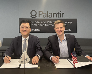 HD Hyundai, AI firm Palantir to develop unmanned surface vessel