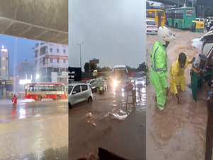 Rain disrupts life in B'luru, BJP highlights Siddaramaiah govt's 'mismanagement'