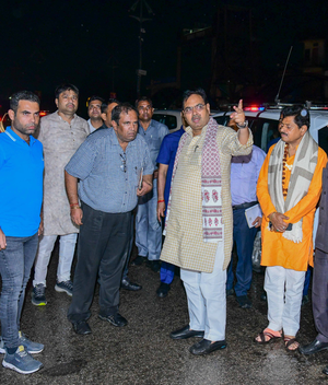 Raj CM Sharma takes stock of city after heavy rain batters Jaipur