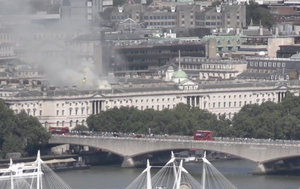 London's Somerset House fire contained after 125 firefighters dispatched to tackle blaze